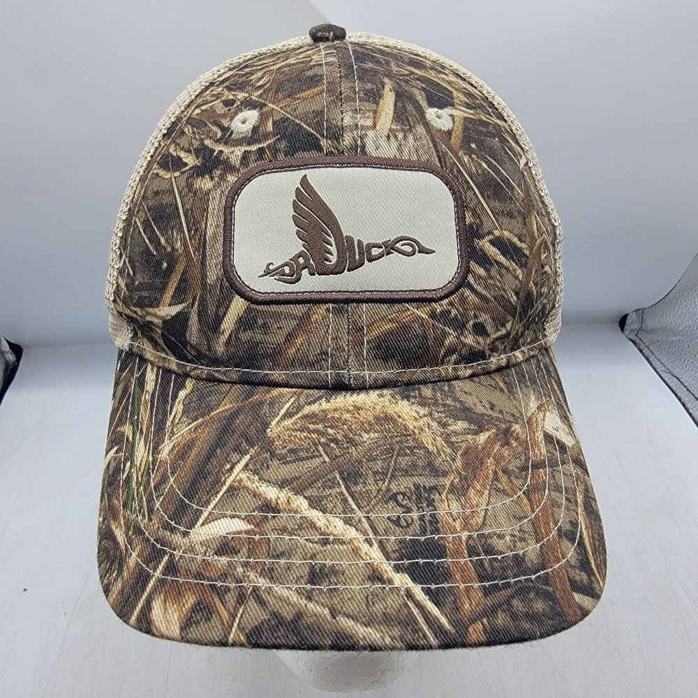 Dr Duck Adults Camo Trucker Hat Cap Adjustable Snapback Hunting Outdoor